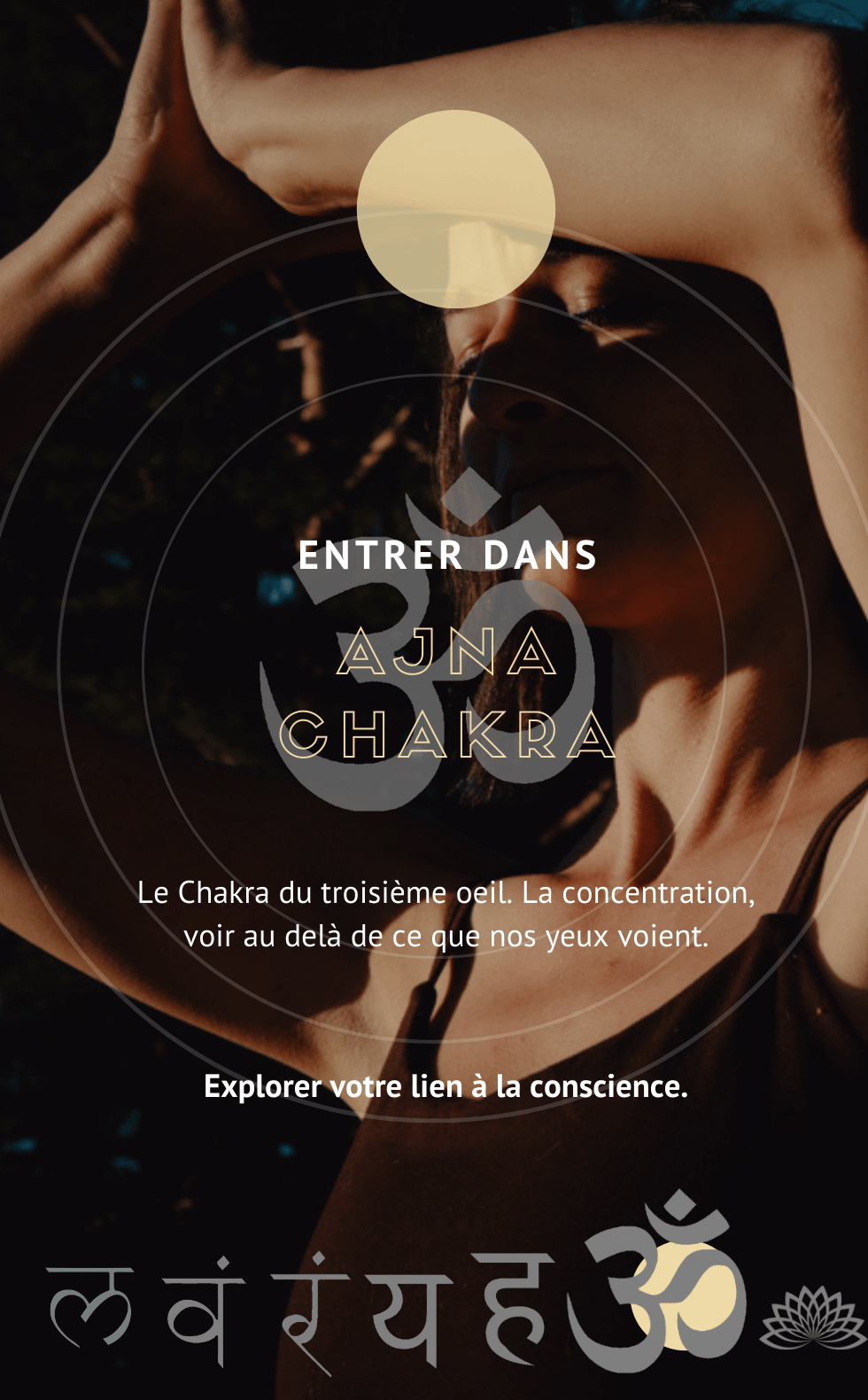 Ajna Chakra, défi yoga avec yogacoaching, méditation, yoga