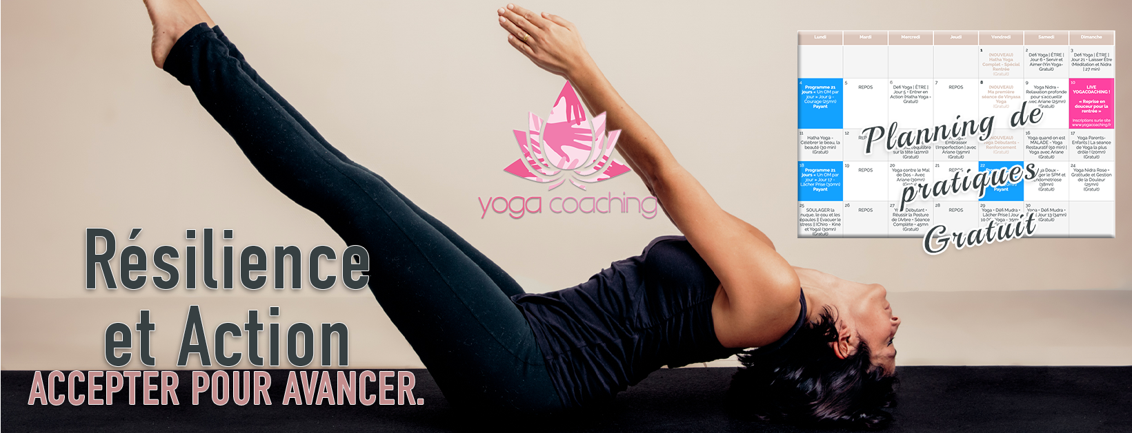planning gratuit yoga