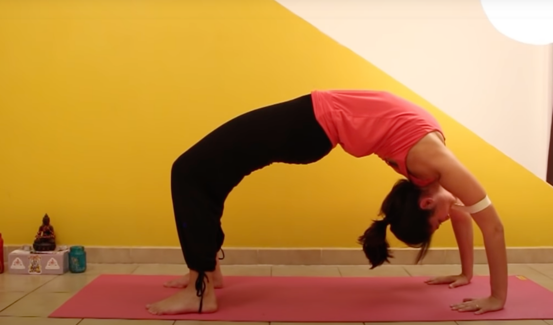 posture du pont yoga coaching