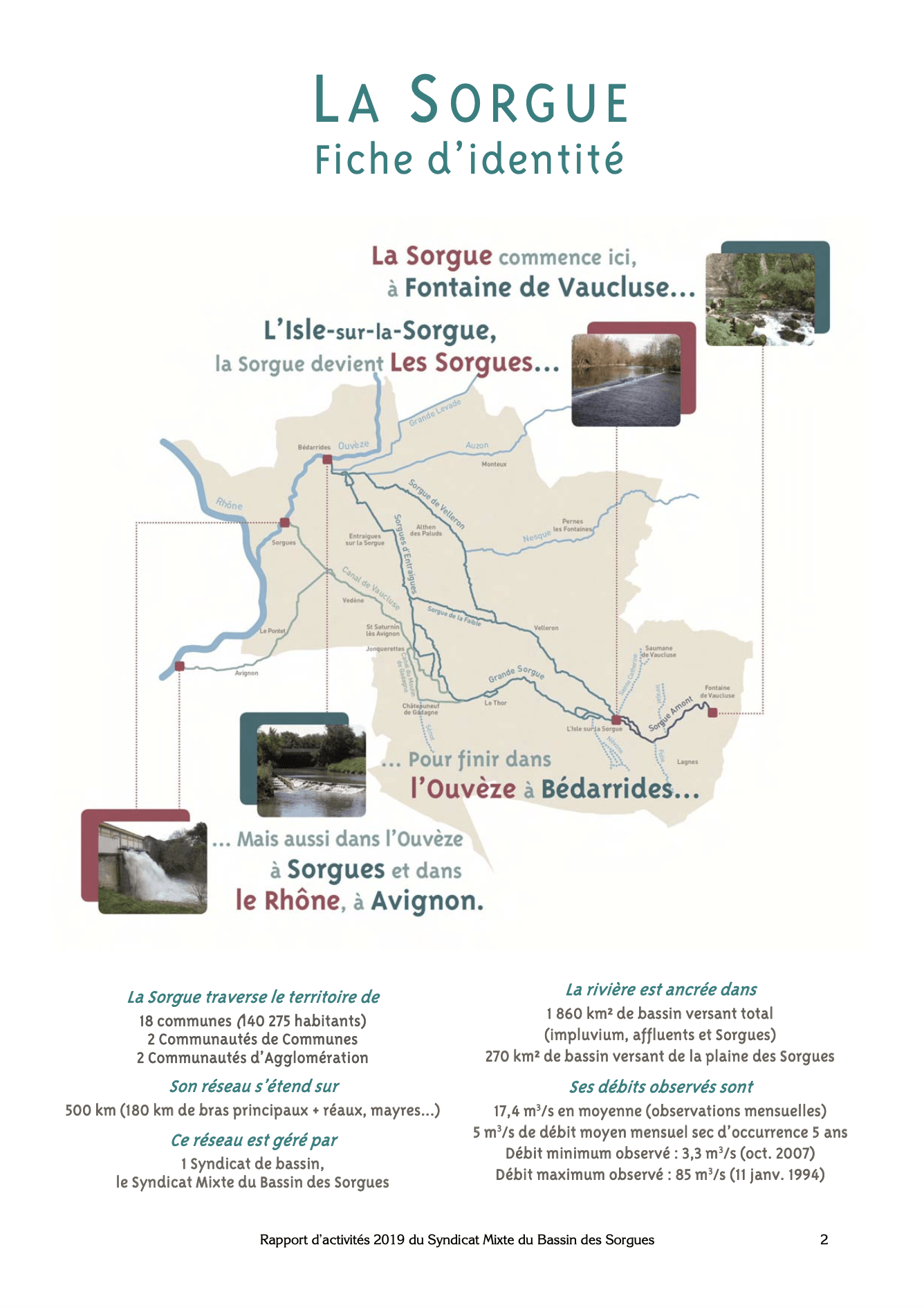 la sorgue fiche d'identité