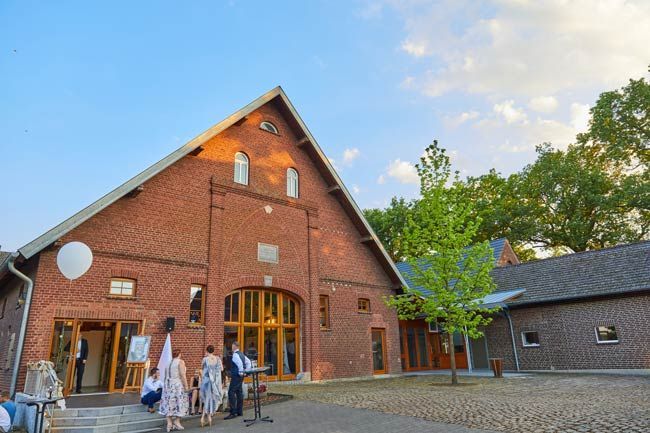 Aussenansicht der Eventlocation Waterbör in Bielefeld im Winter
