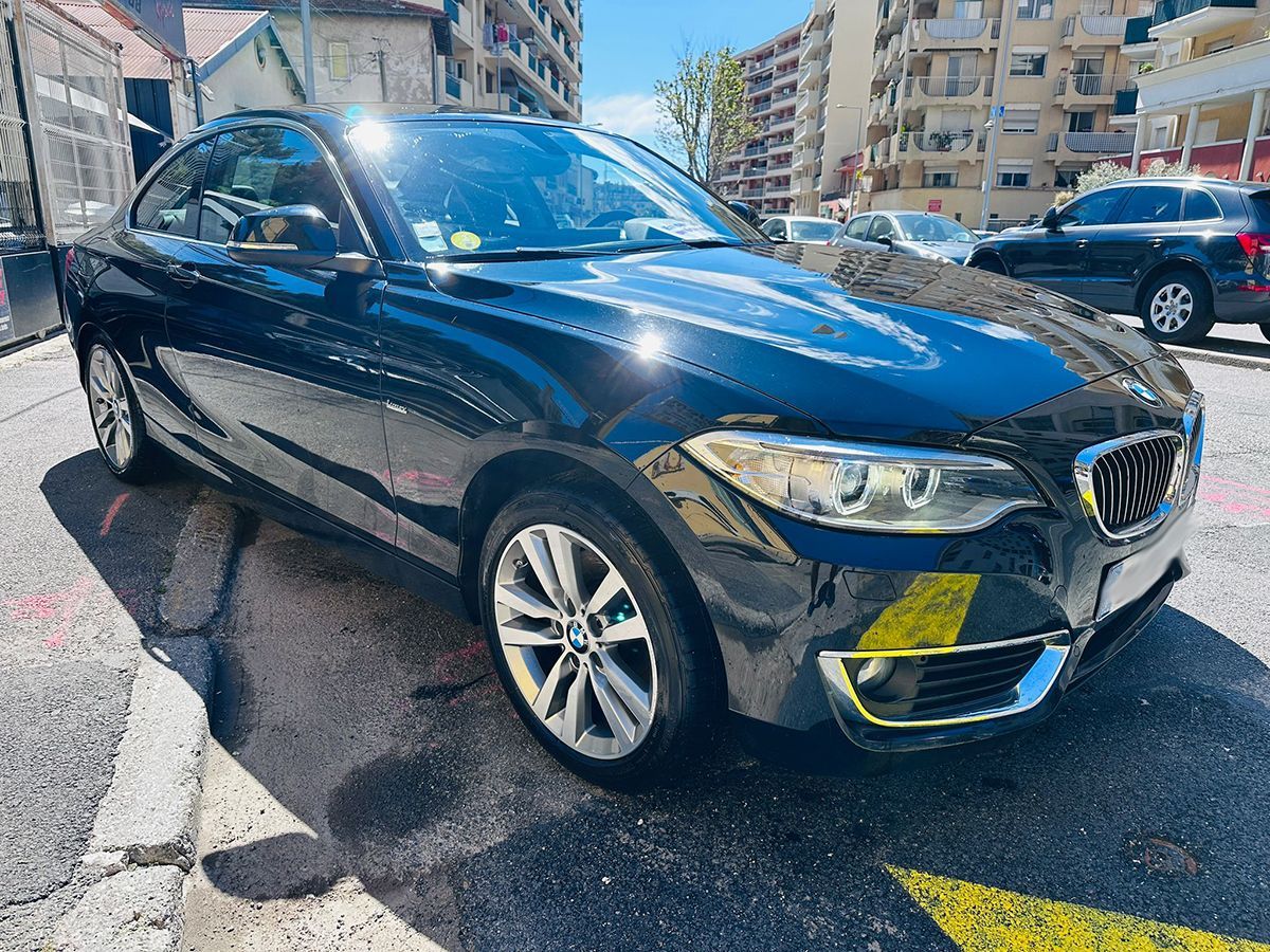 BMW (F22) SERIE 2  COUPE 220d 190ch LUXURY BVA8 JETCARS achat vente reprise voiture occasion nice toutes marques