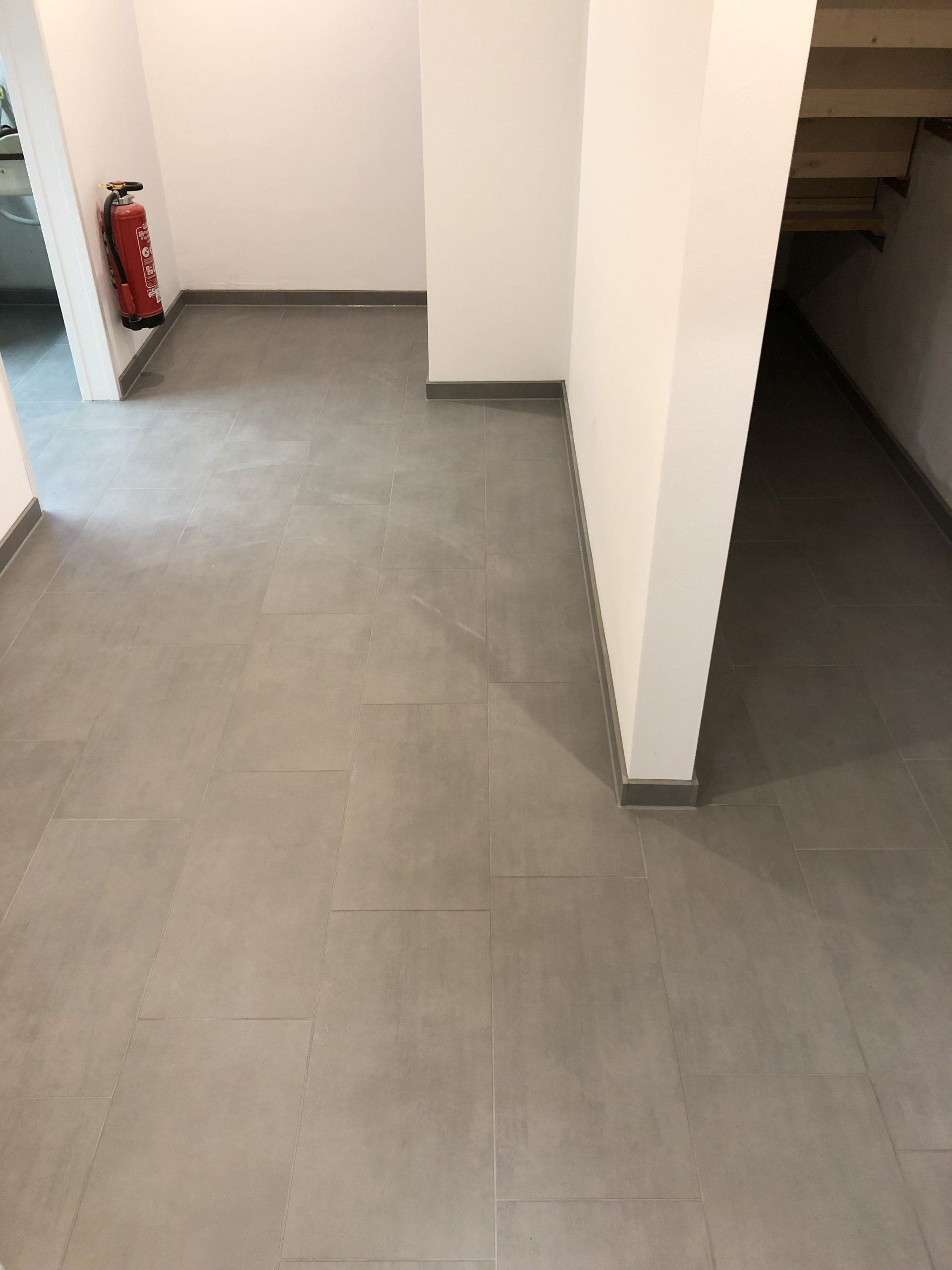 Gefliester Kellerboden in Guntersblum