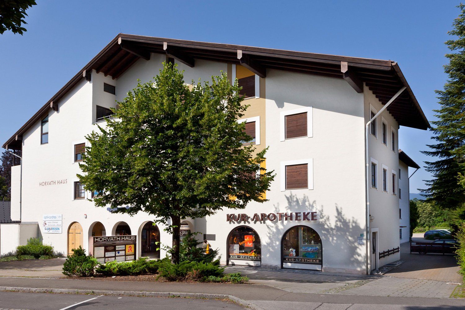 Foto Gebäude, die Kur-Apotheke im Horvath-Haus