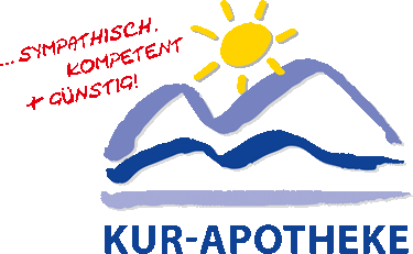 Logo Kur-Apotheke Murnau Das Logo Kur-Apotheke Murnau und Slogan sympathisch, kompetent, günstig.