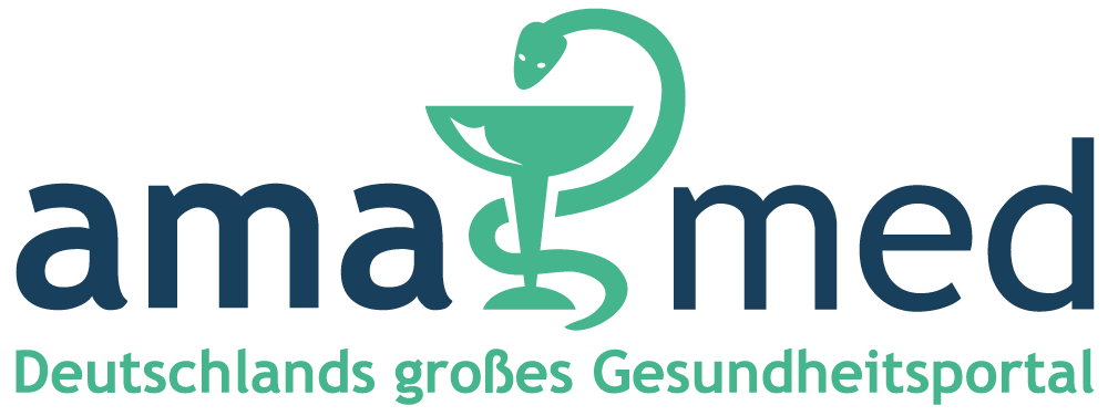 amamed Logo Logo der Gesundheits App amamed