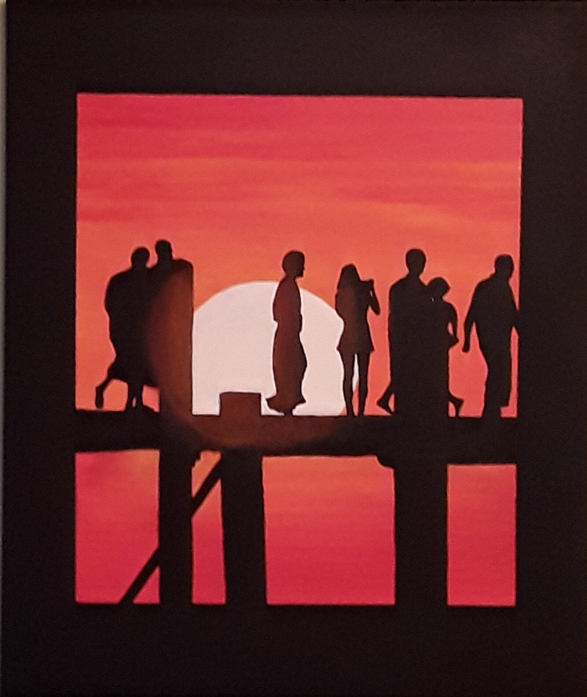 U-Bein Brücke Myanmar 50x60 cm Preis a.A.