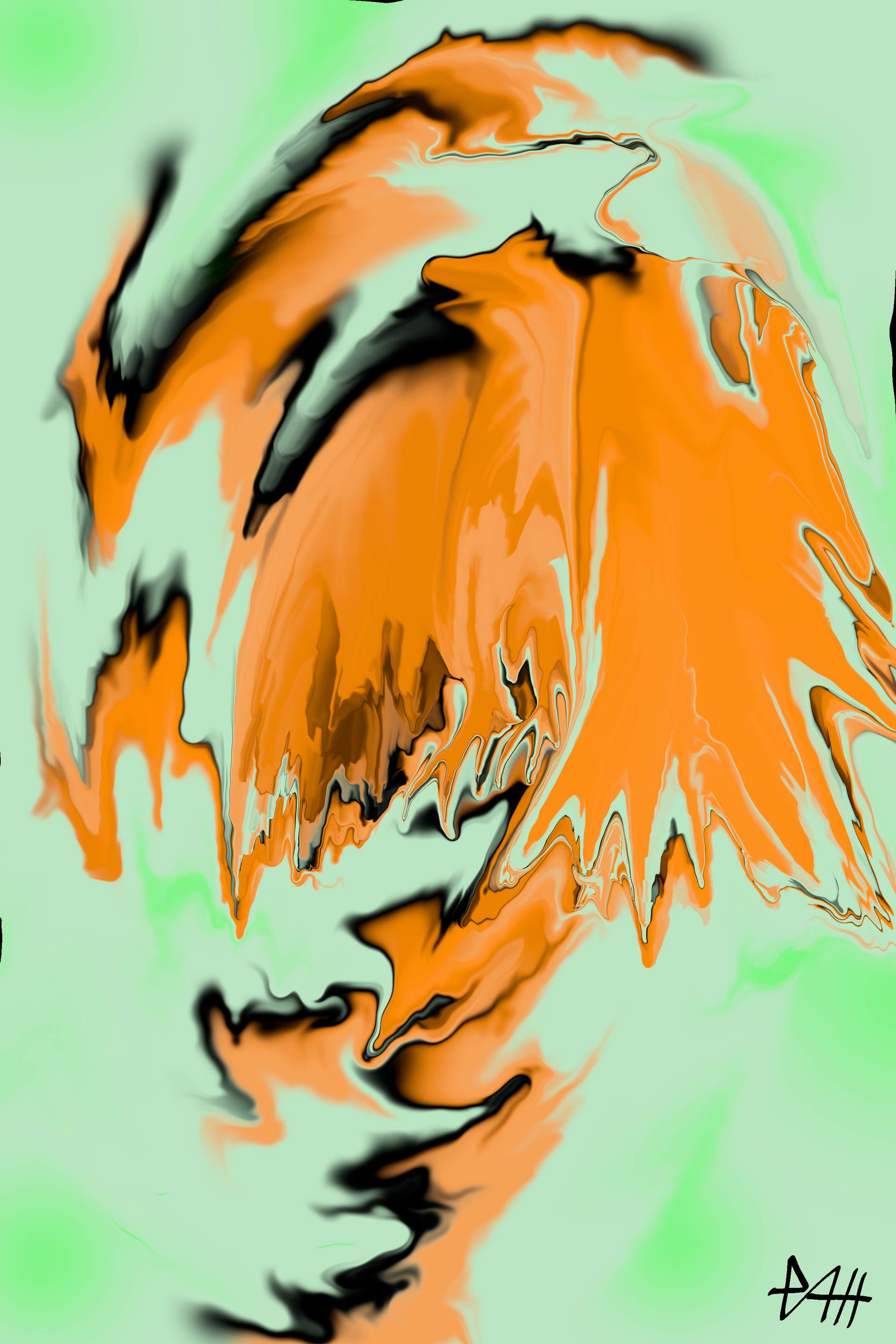 Adler - Digitales Kunstwerk von Paul Alexander Heigel