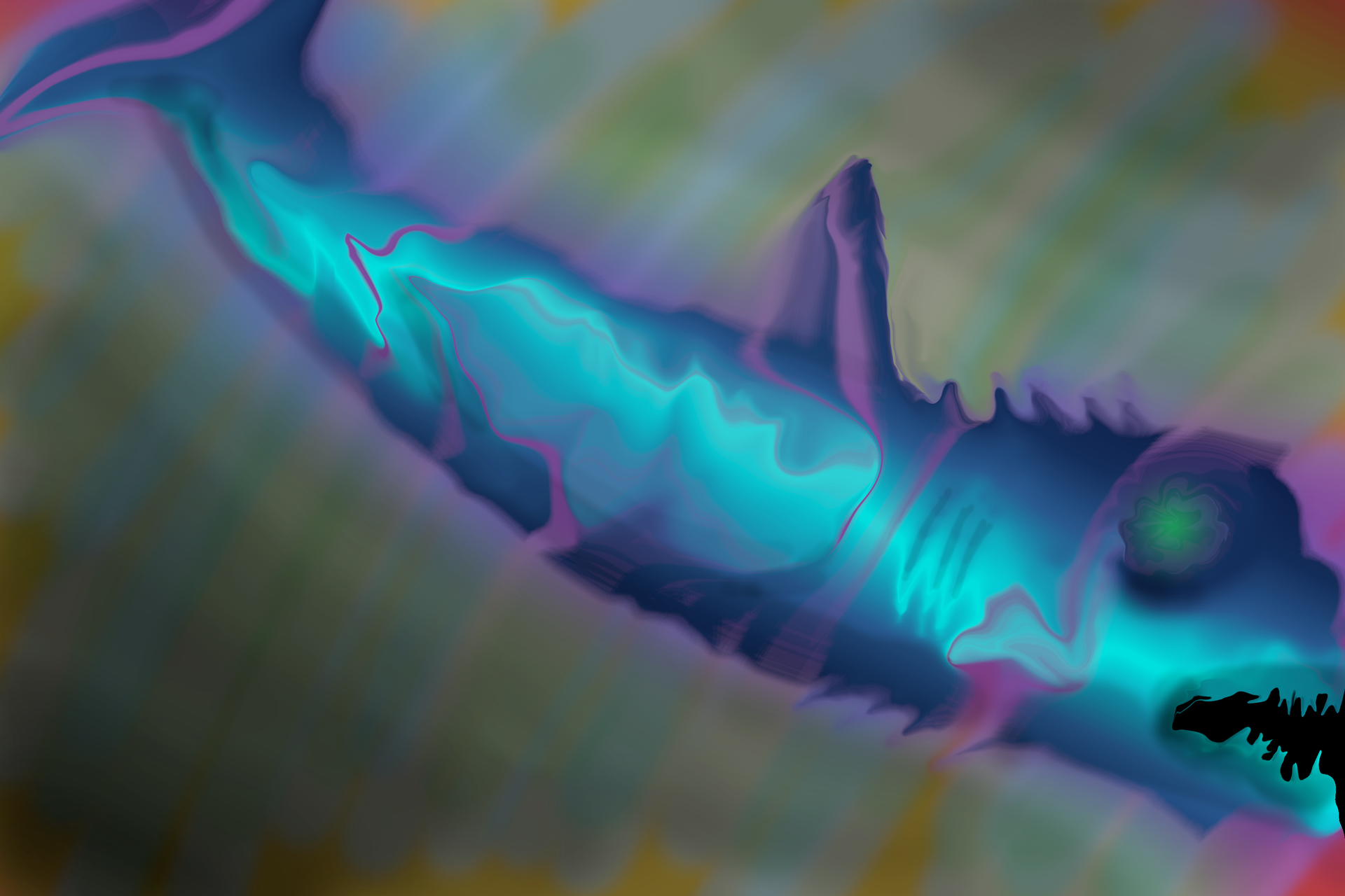 Einsamer Engel - Digitales Kunstwerk von Paul Alexander Heigel