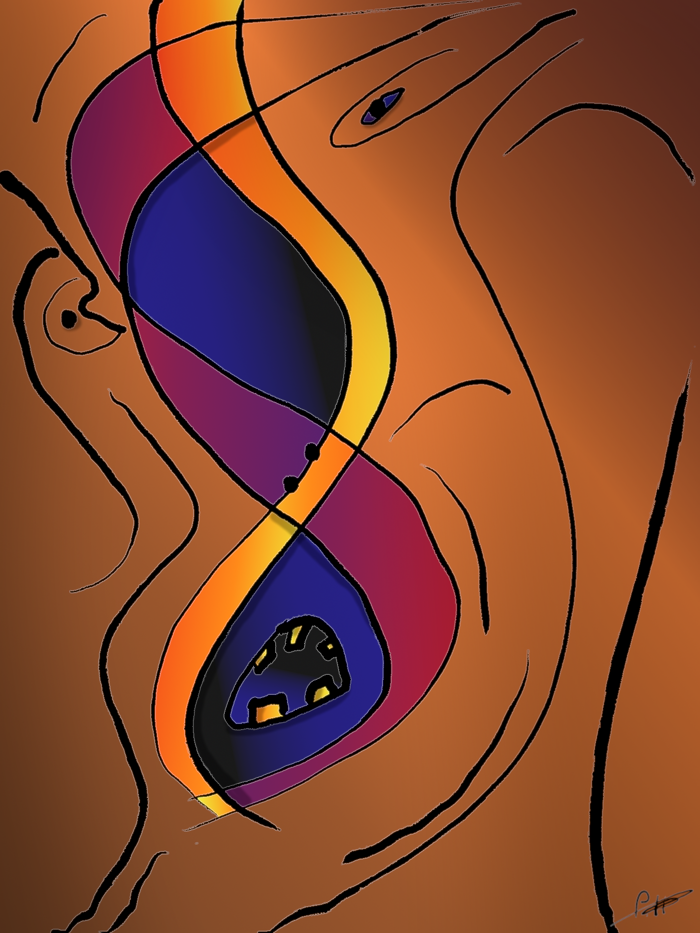 Lemniskate - Digitales Kunstwerk von Paul Alexander Heigel