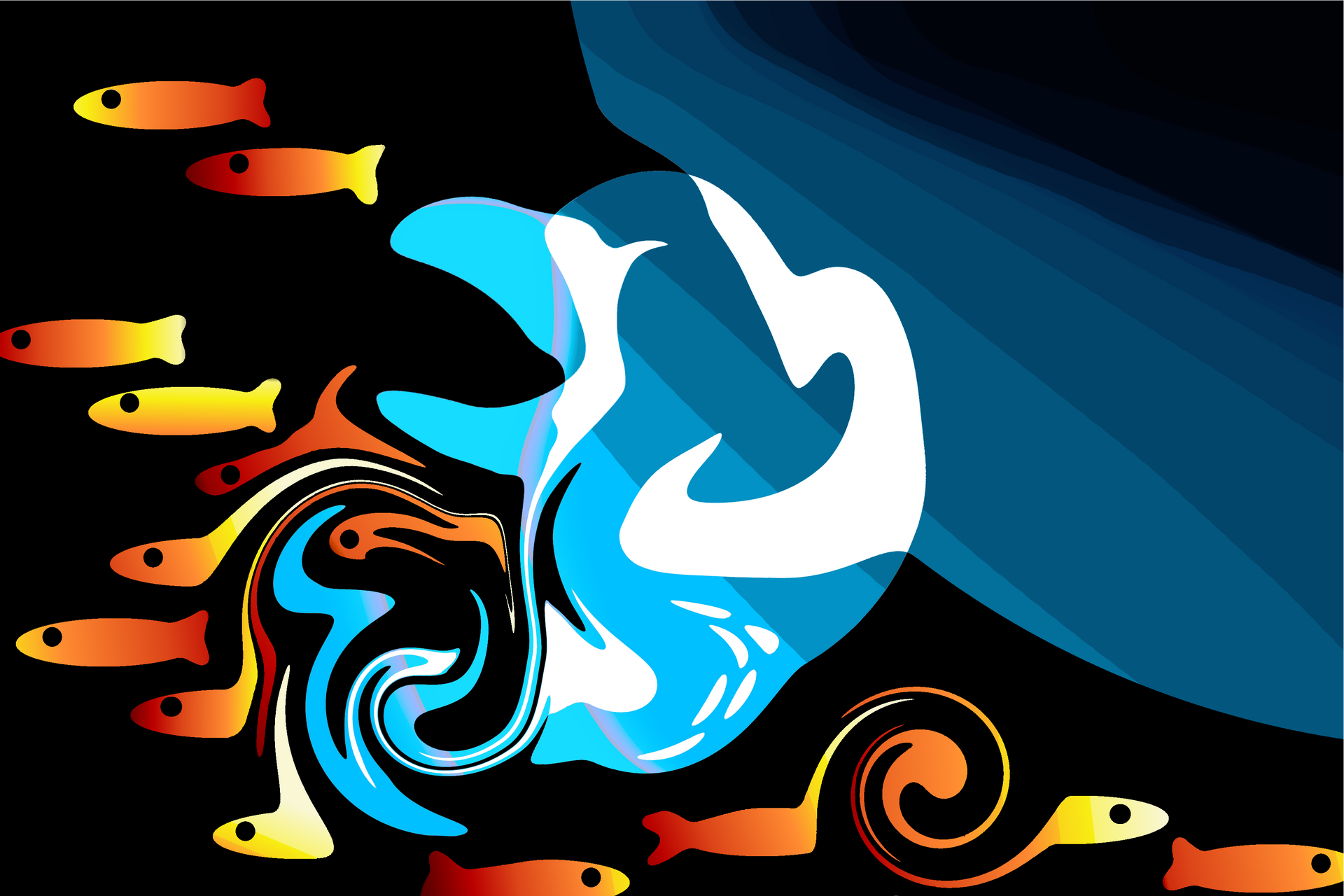 Kolibri - Digitales Kunstwerk von Paul Alexander Heigel