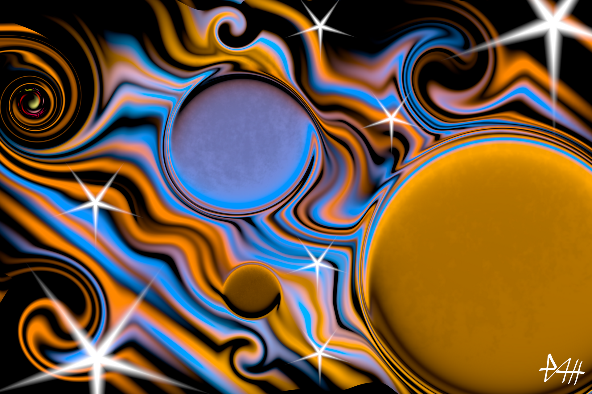 Gesellschaftskrokodil - Digitales Kunstwerk von Paul Alexander Heigel
