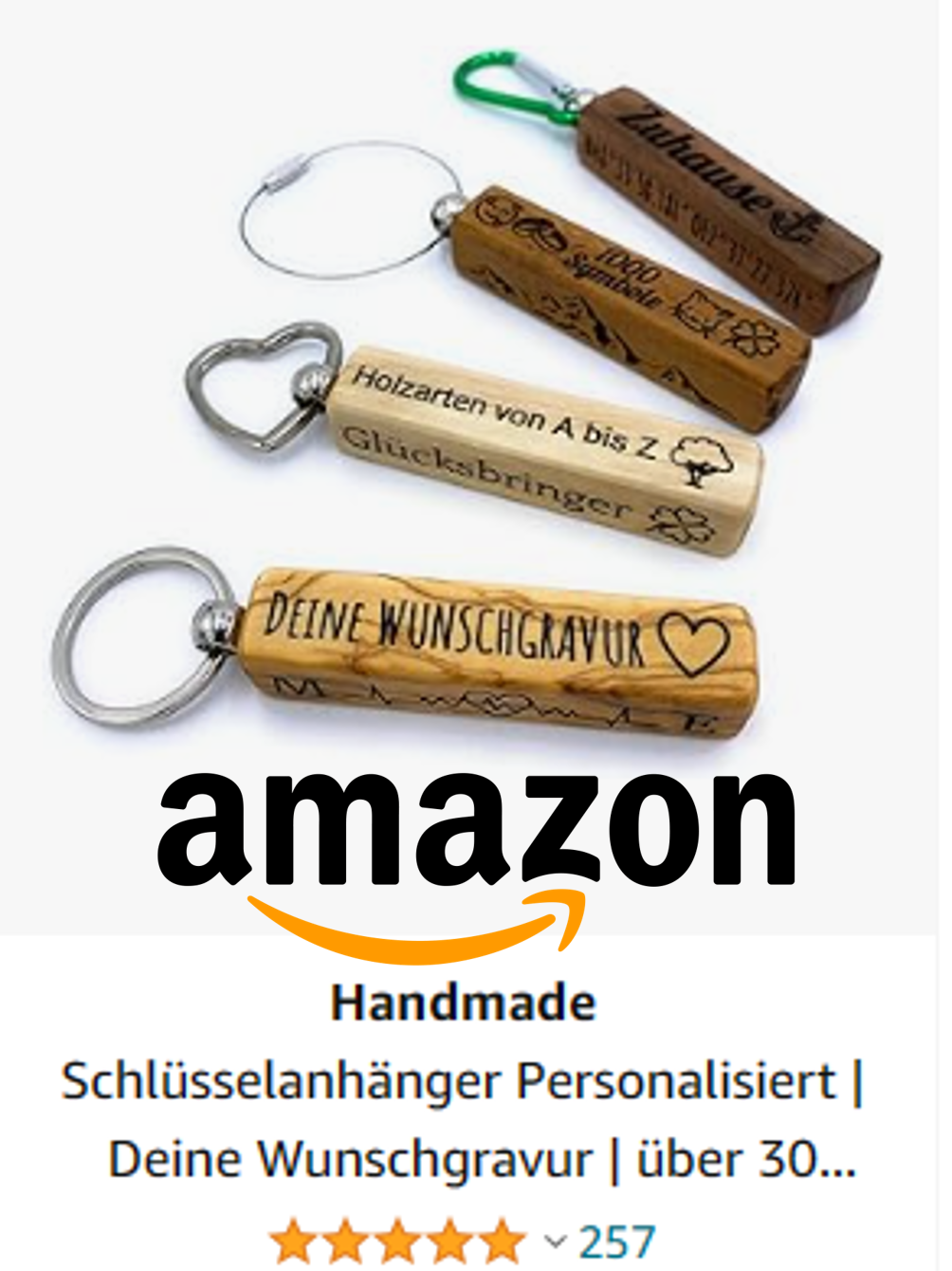 Direkter Link zu Amazon Schlüsselanhänger Personalisiert