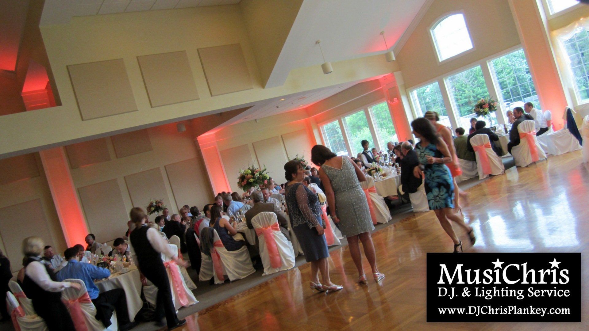 Berkshire Hills Country Club, Pittsfield MA Berkshire Hills CC BHCC wedding lighting