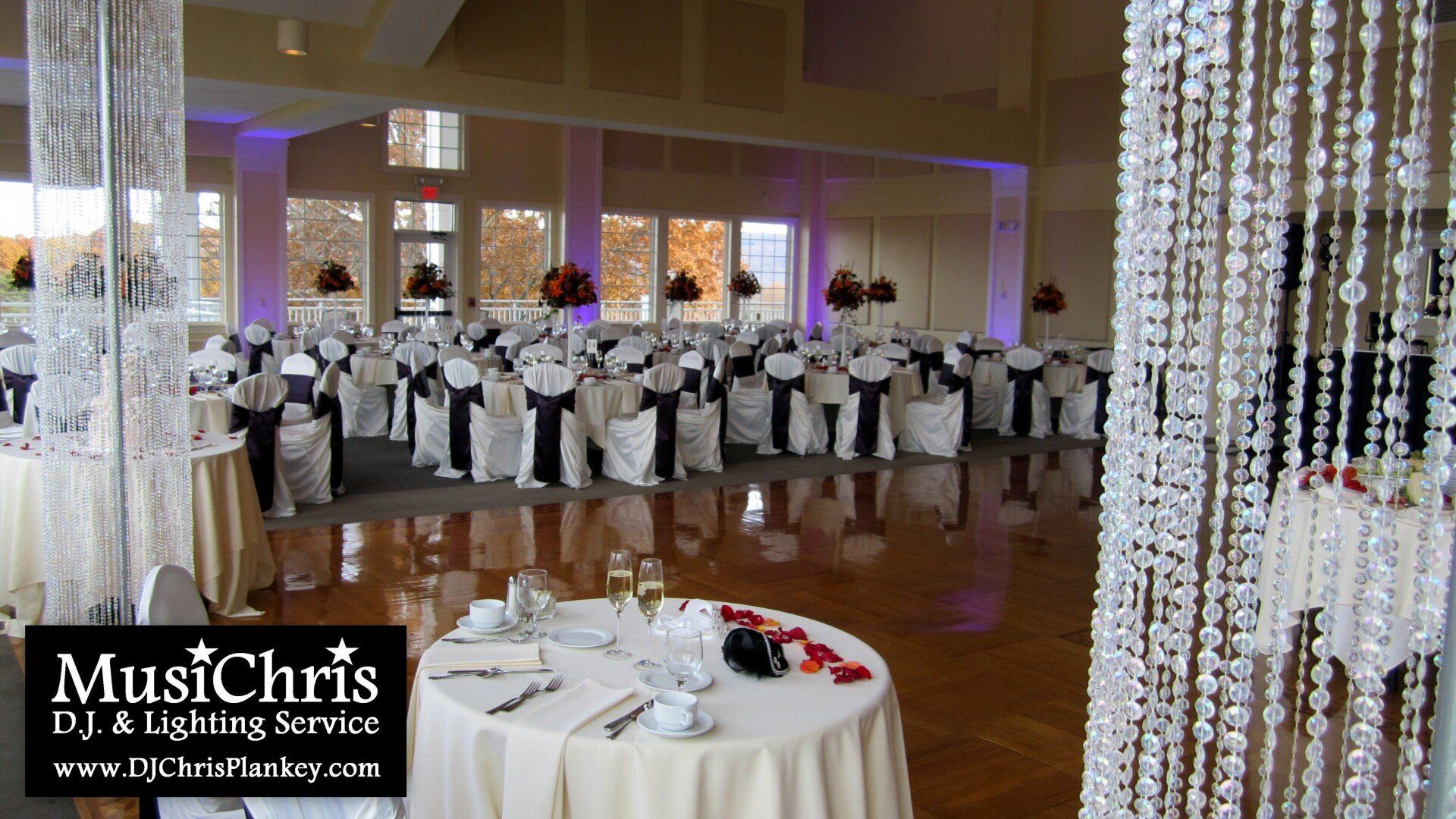 Crystal Columns unique luxury blingy upscale wedding decorations