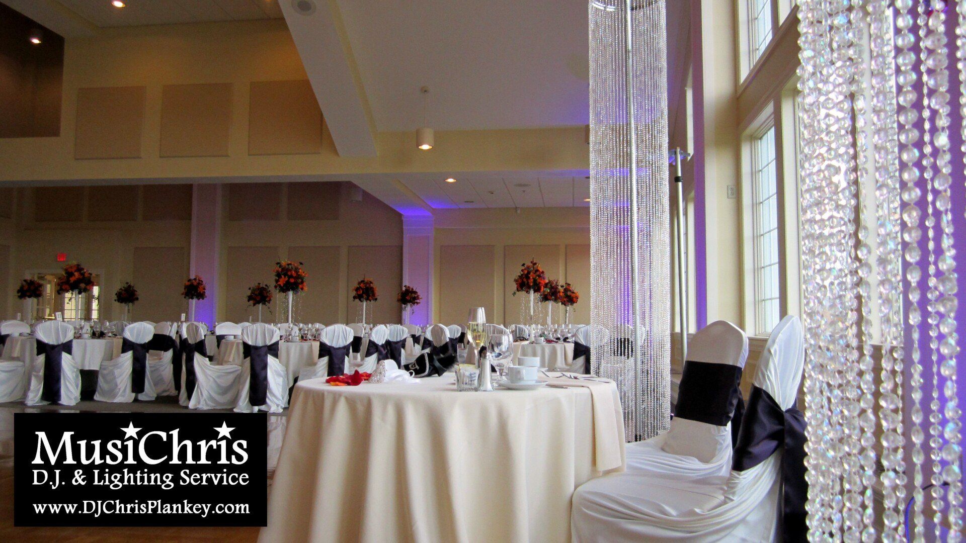 Crystal Columns unique luxury blingy upscale wedding decorations