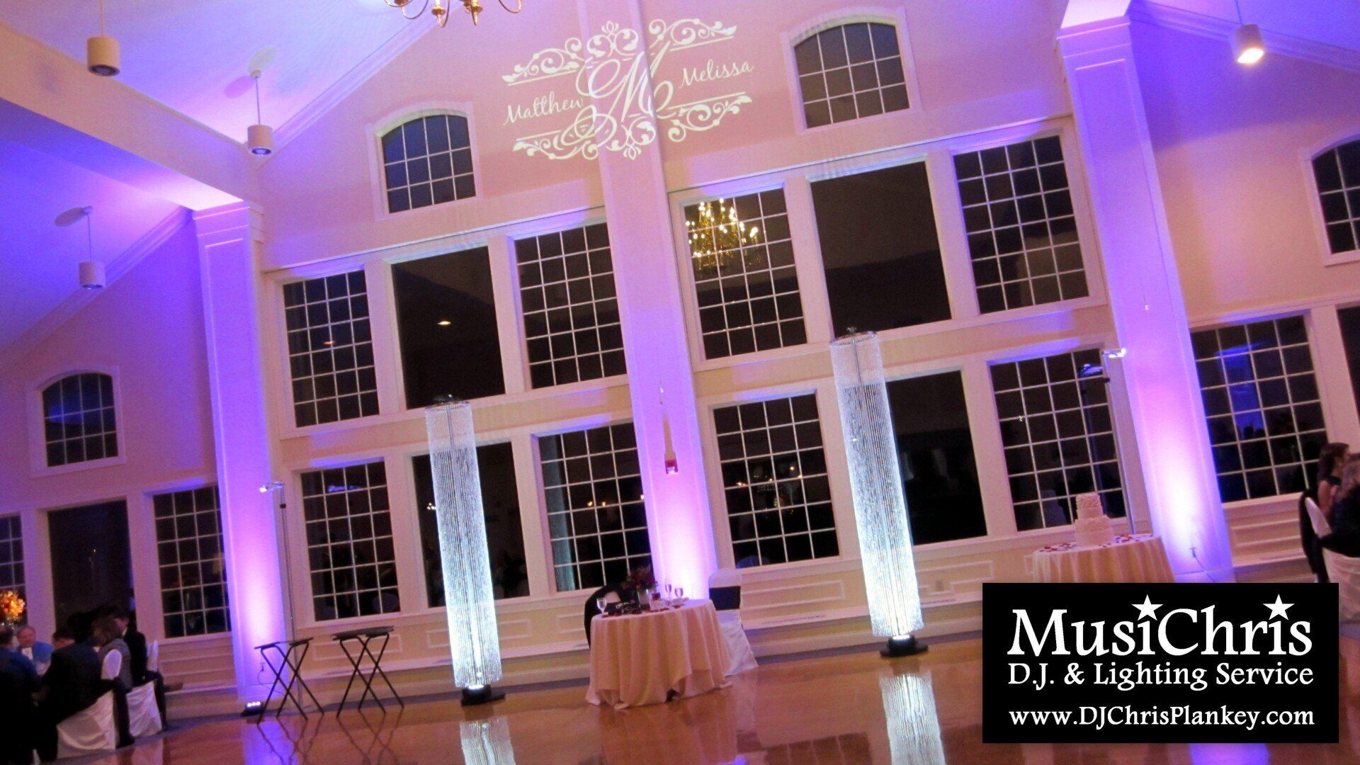 Crystal Columns unique luxury blingy upscale wedding decorations