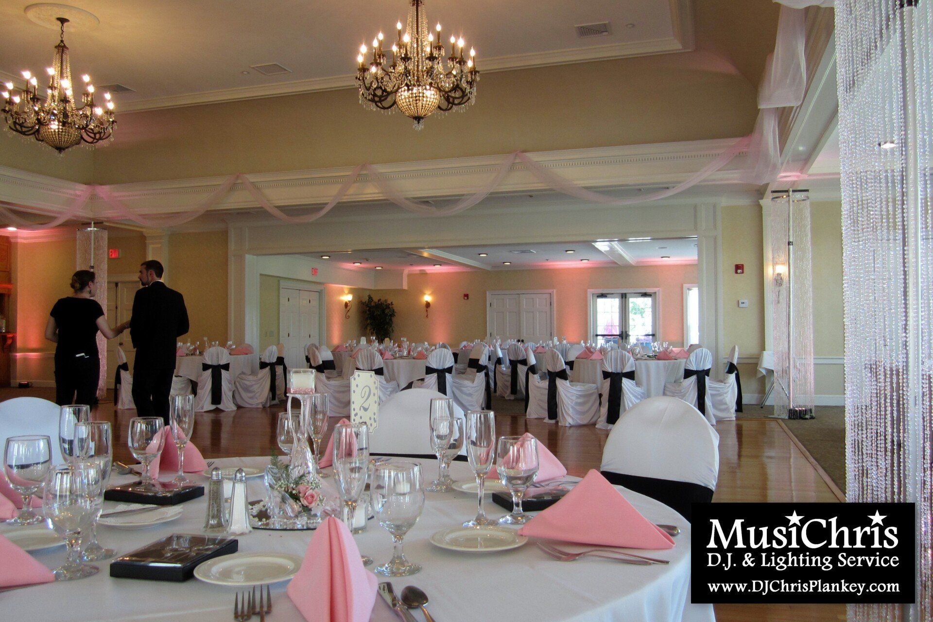 Crystal Columns unique luxury blingy upscale wedding decorations