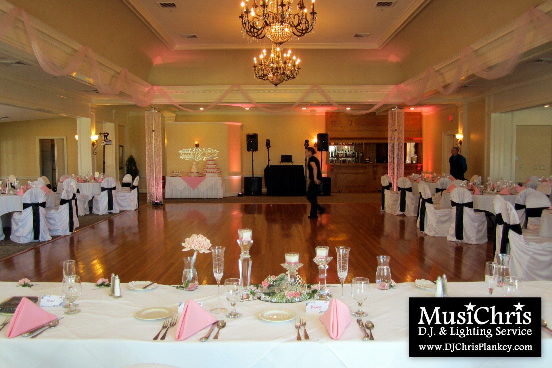 Crystal Columns unique luxury blingy upscale wedding decorations