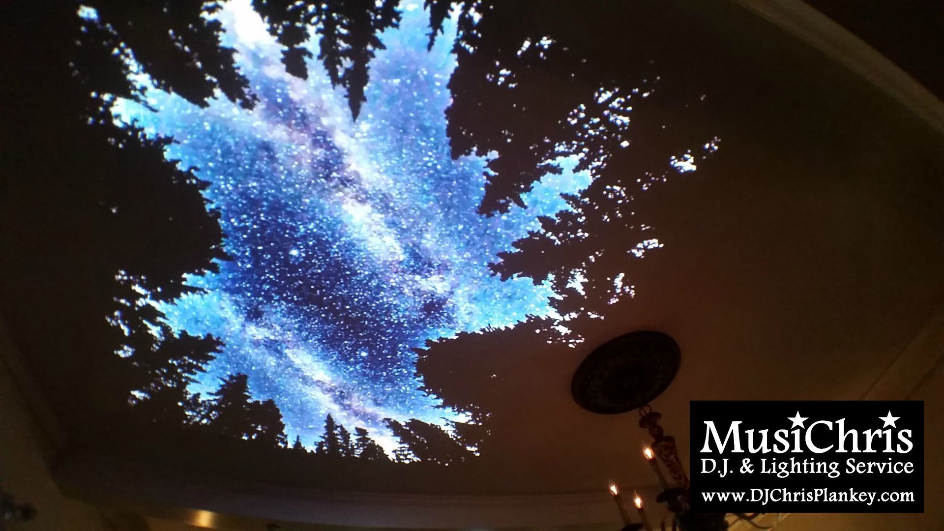 Country Club of Pittsfield, MA Mass. wedding DJ lighting drapery porch lighting service