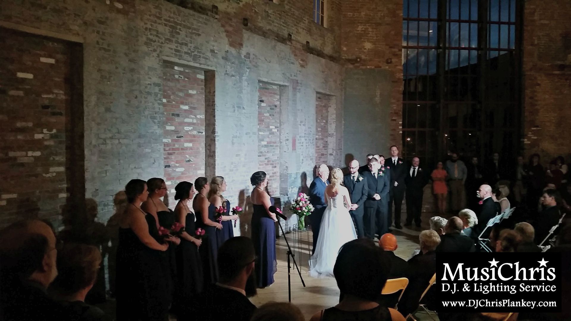 Mass MoCA wedding DJ North Adams, MA Berkshires Western Mass. art museum wedding lighting service provider
