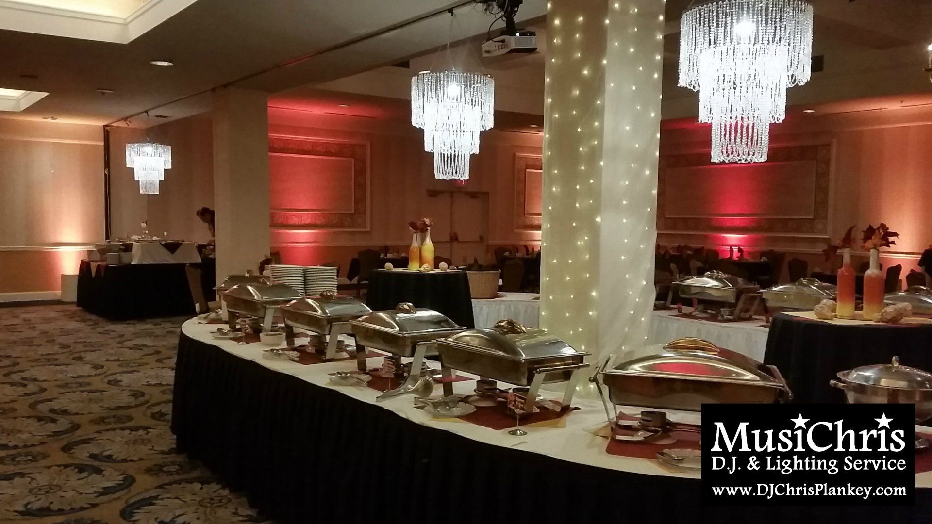 Crystal Chandelier installation rental service in the Berkshires Western, MA for tents weddings private events