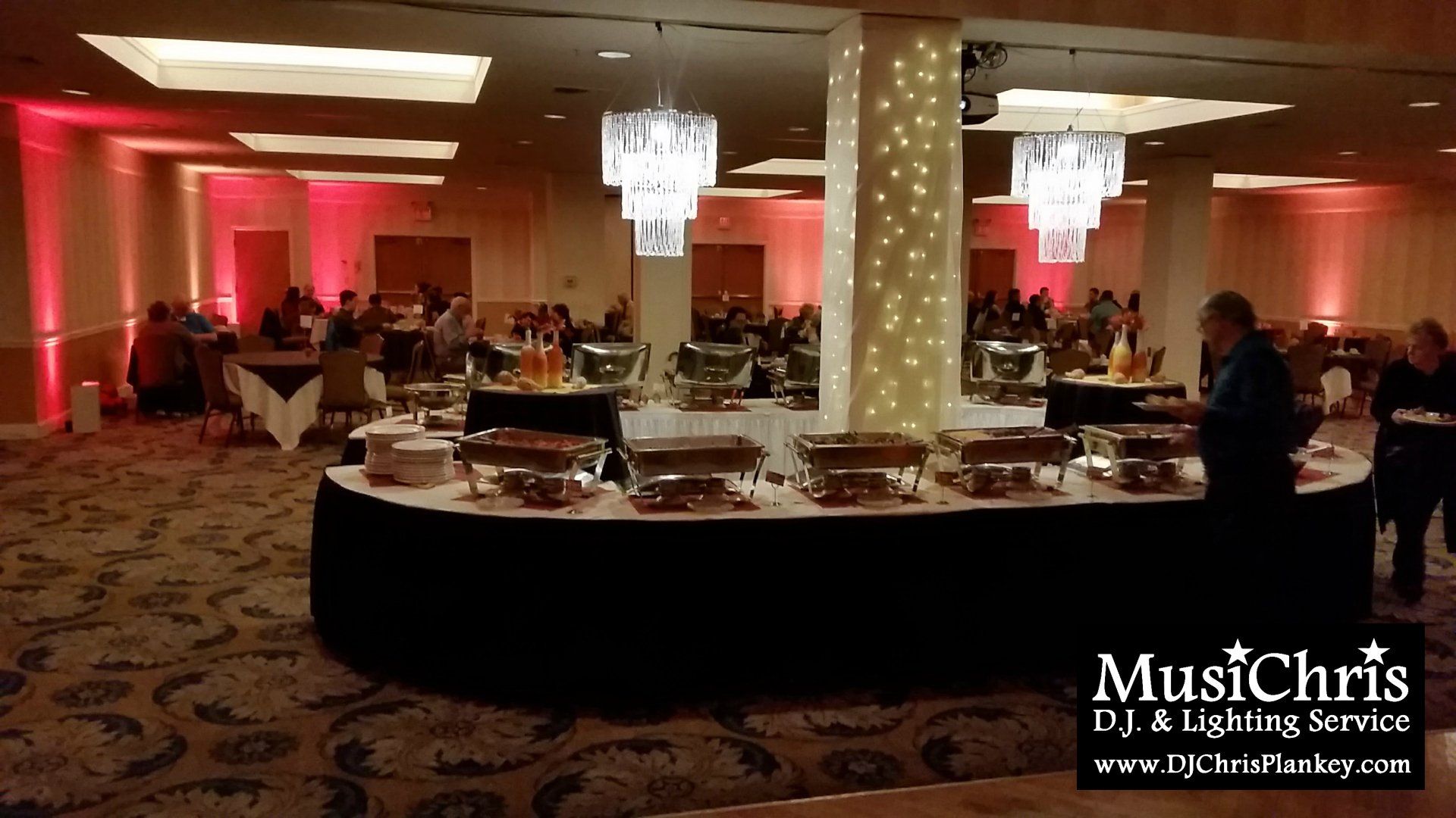 Crystal Chandelier installation rental service in the Berkshires Western, MA for tents weddings private events