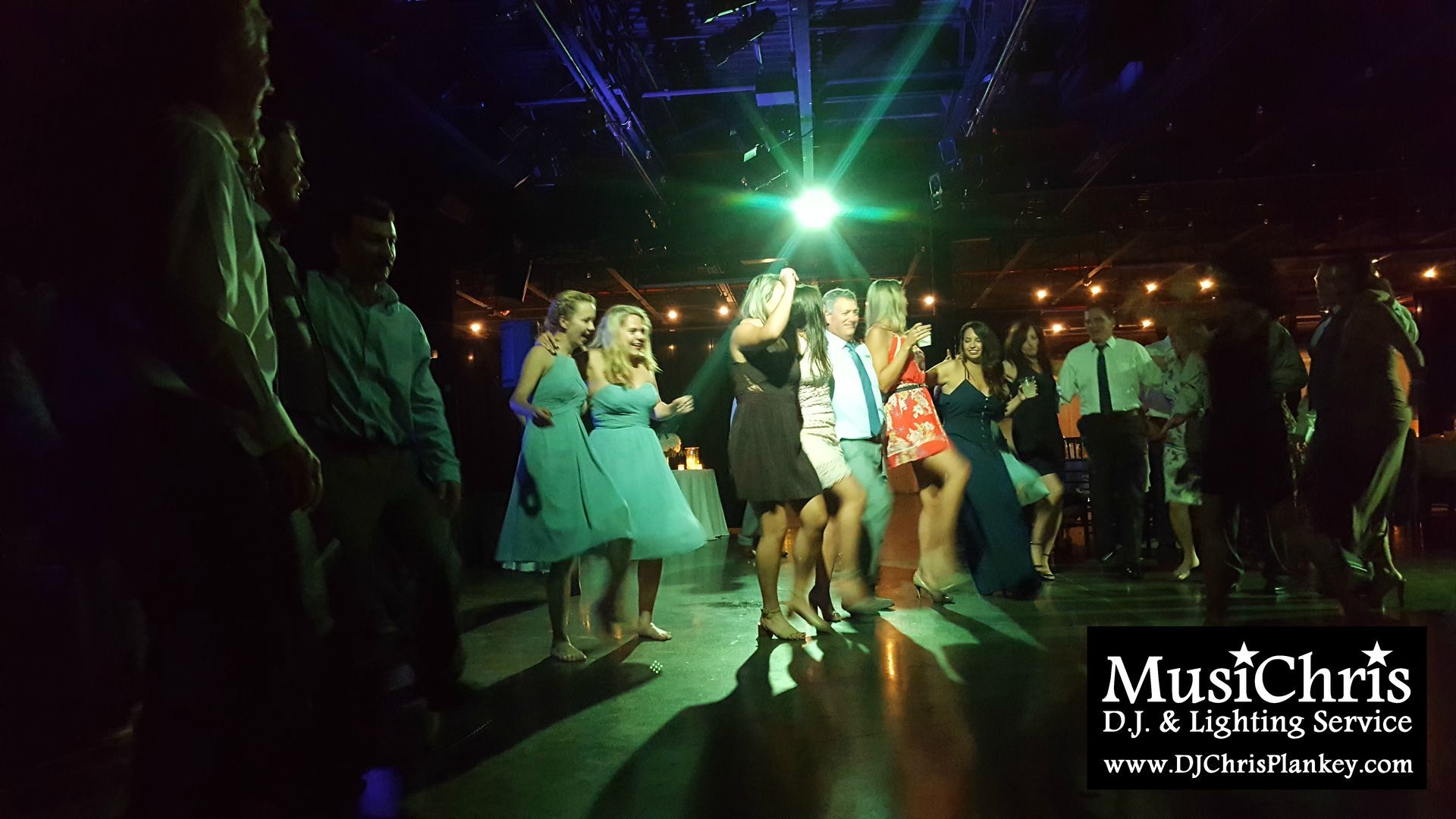 Stationery Factory wedding DJ lighting drapery Dalton, Mass.