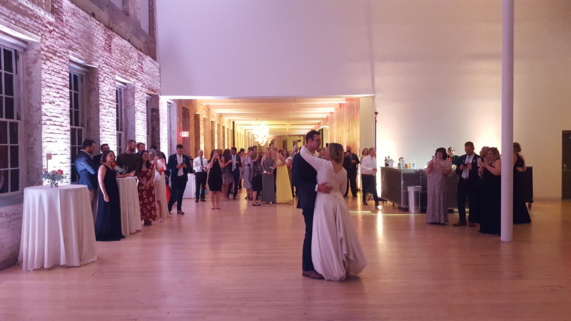 Mass MoCA wedding DJ North Adams, MA Berkshires Western Mass. art museum wedding lighting service provider