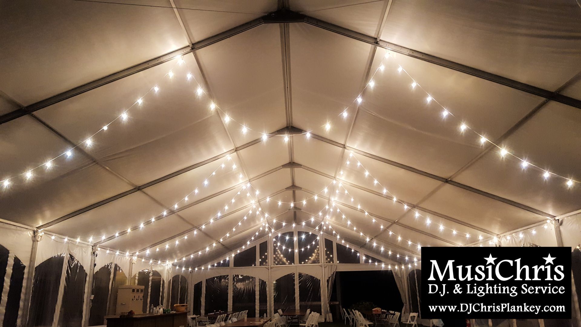 Lake House Guest Cottages of the Berkshires, Lanesborough Lanesboro MA Mass. wedding DJ tent lighting drapery
