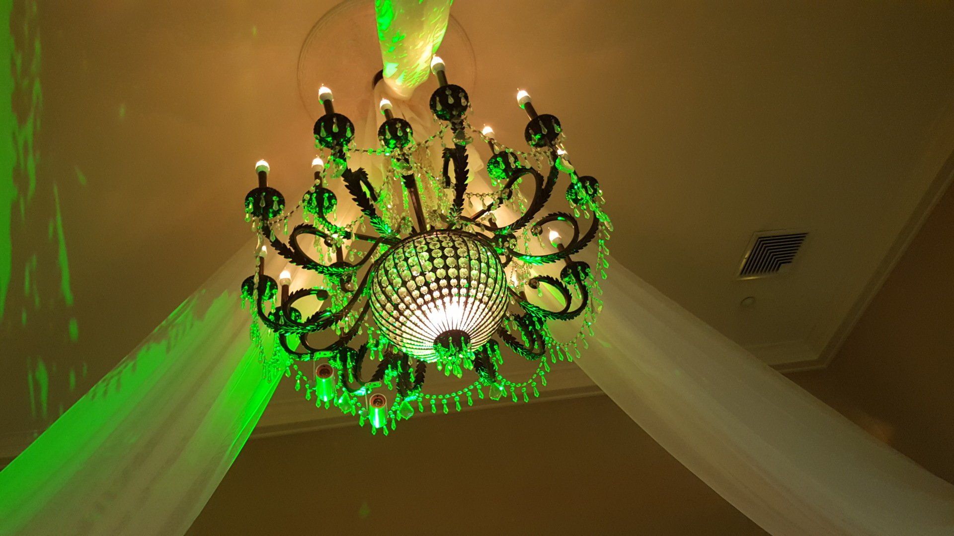 Emerald City Party Theme decorations lighting ideas