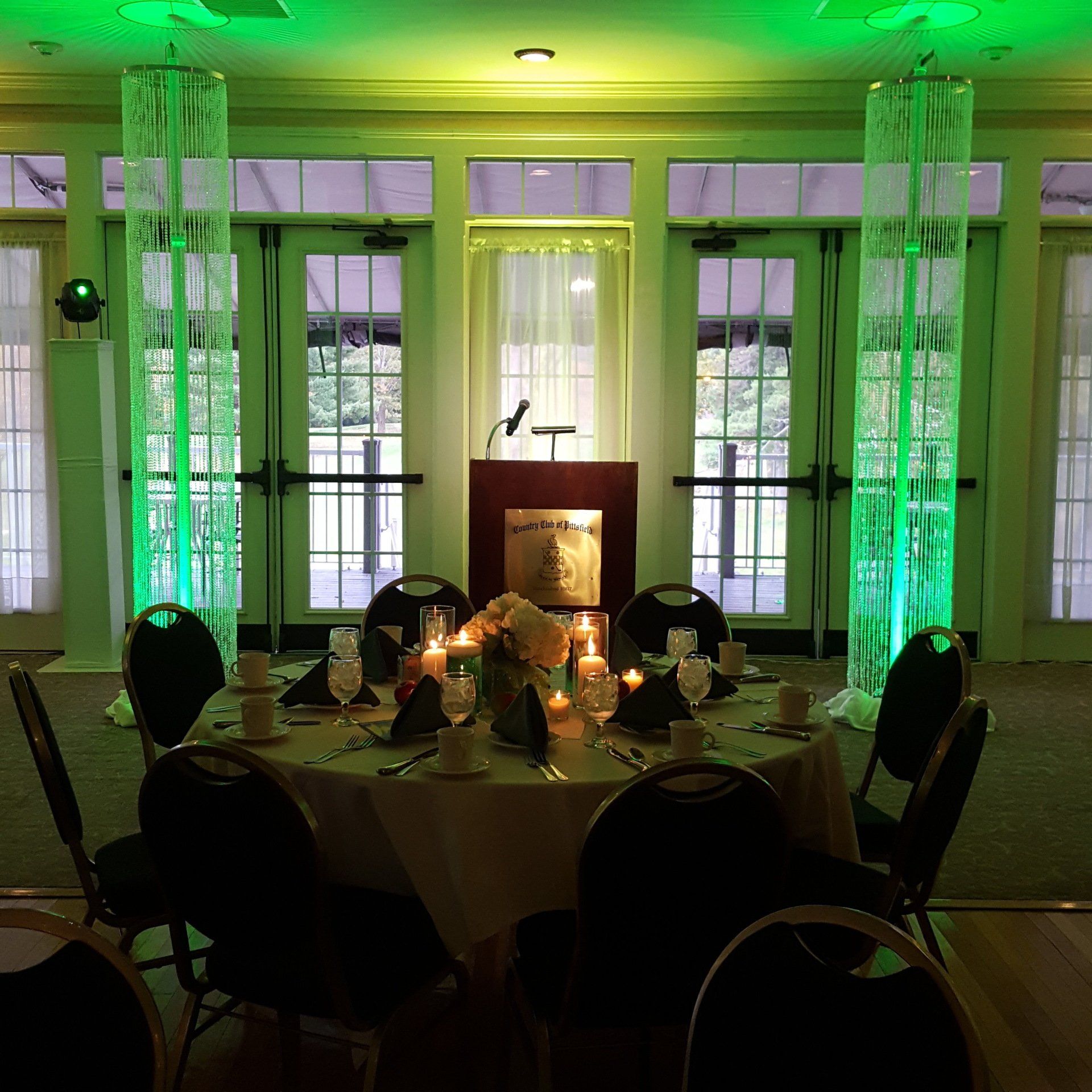 Emerald City Party Theme decorations lighting ideas