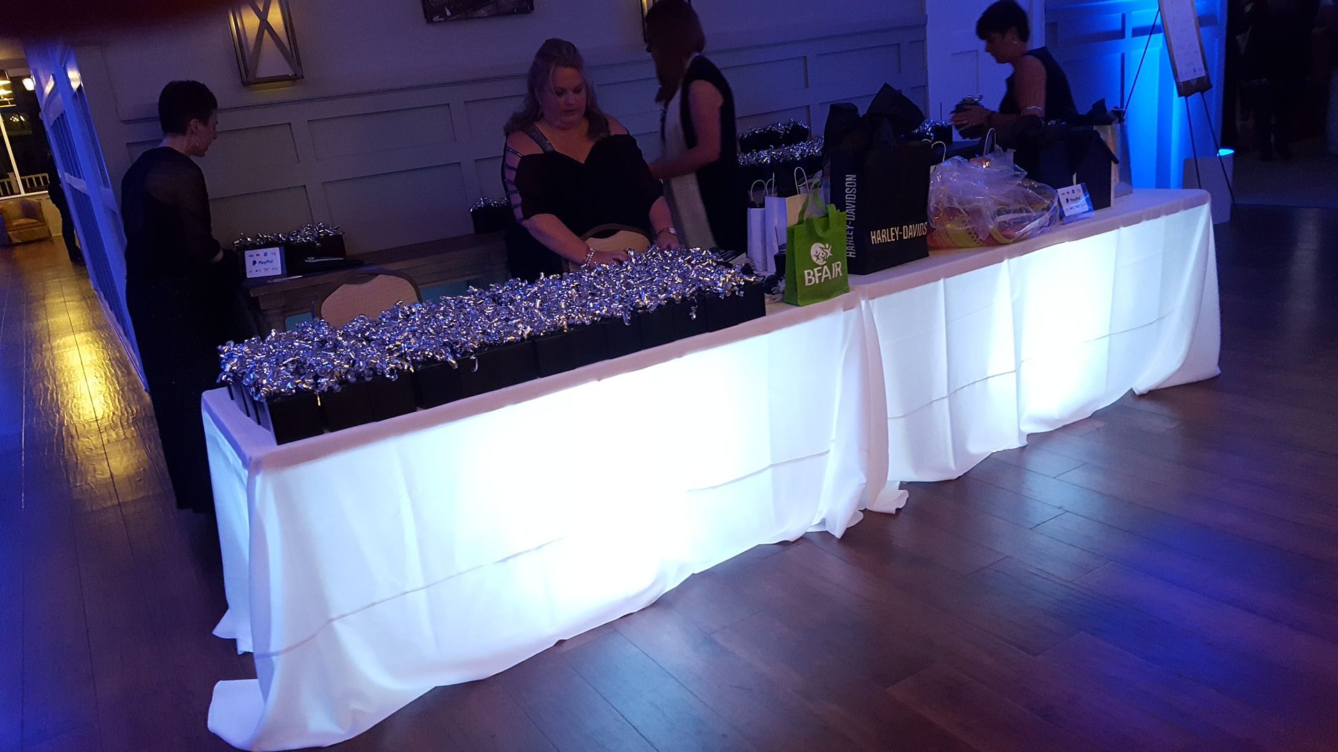 Proprietor's Lodge Pittsfield, MA Mass. wedding DJ lighting service fundraising gala