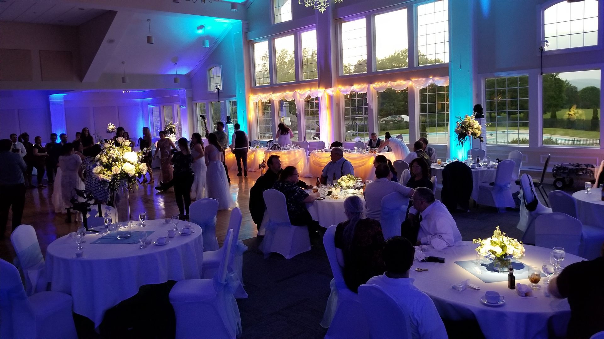 Berkshire Hills Country Club, Pittsfield MA Berkshire Hills CC BHCC wedding lighting