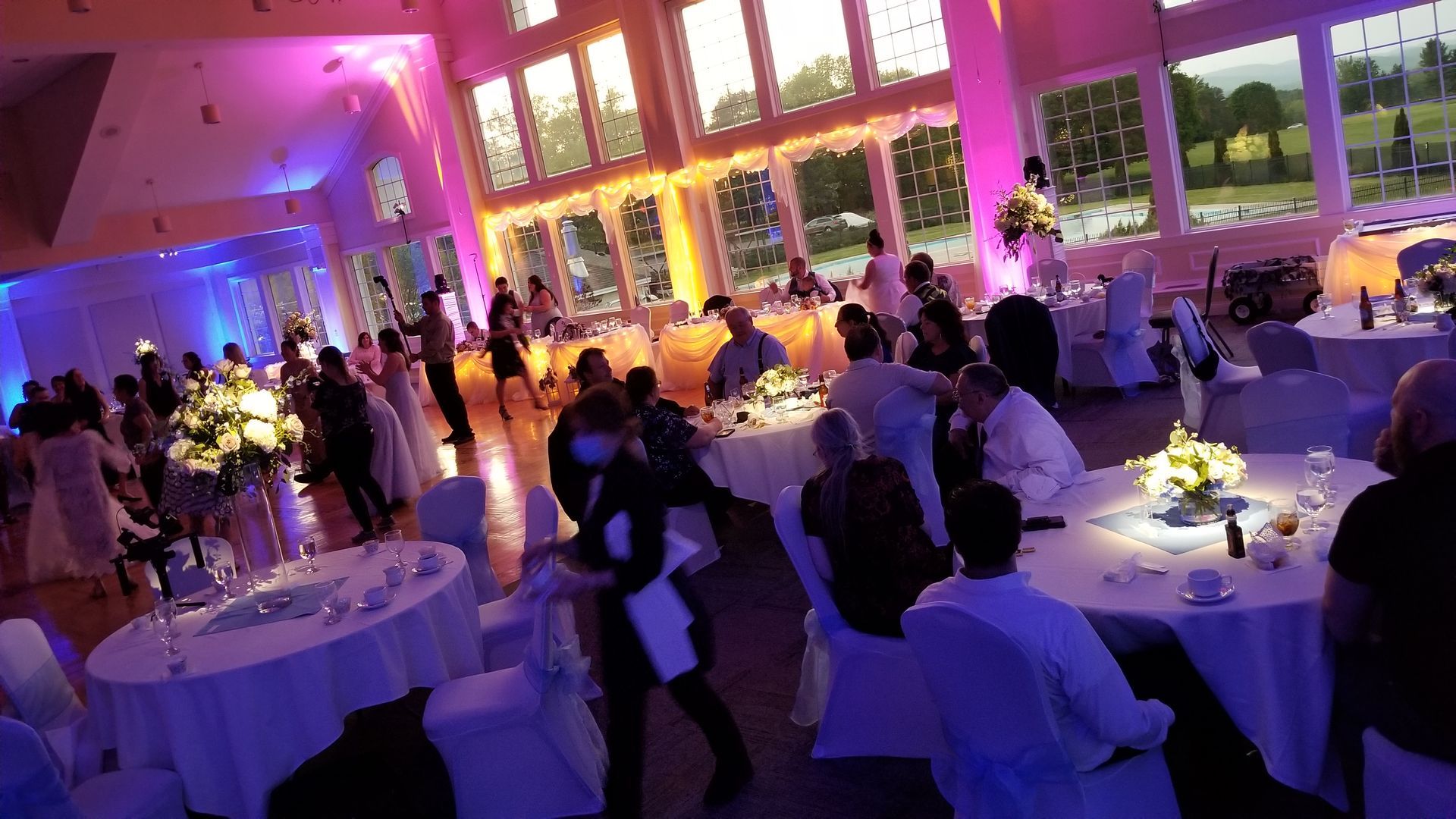 Berkshire Hills Country Club, Pittsfield MA Berkshire Hills CC BHCC wedding lighting