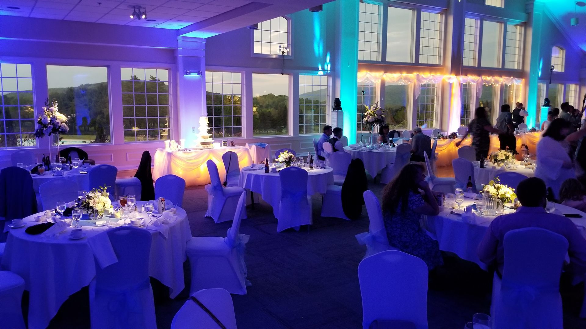 Berkshire Hills Country Club, Pittsfield MA Berkshire Hills CC BHCC wedding lighting