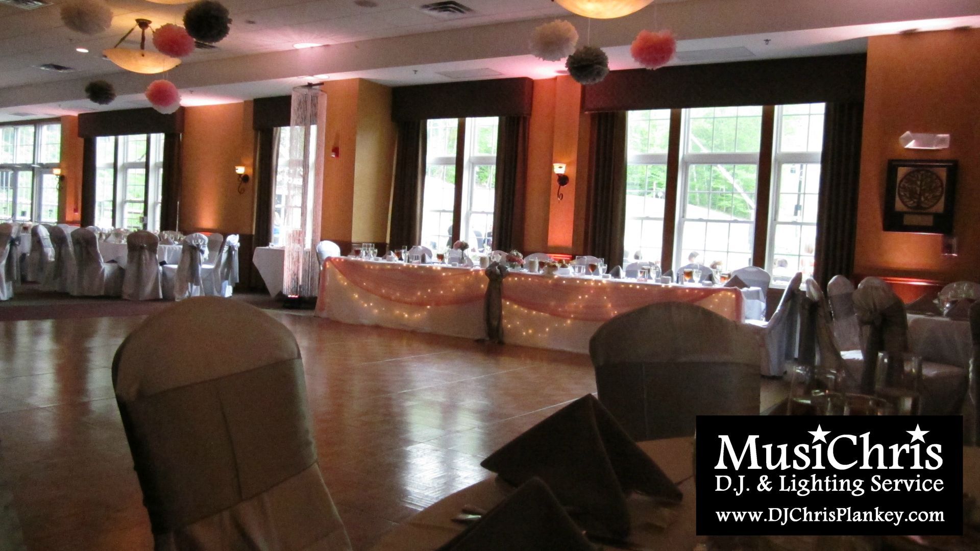 Jiminy Peak, Hancock, MA wedding DJ lighting