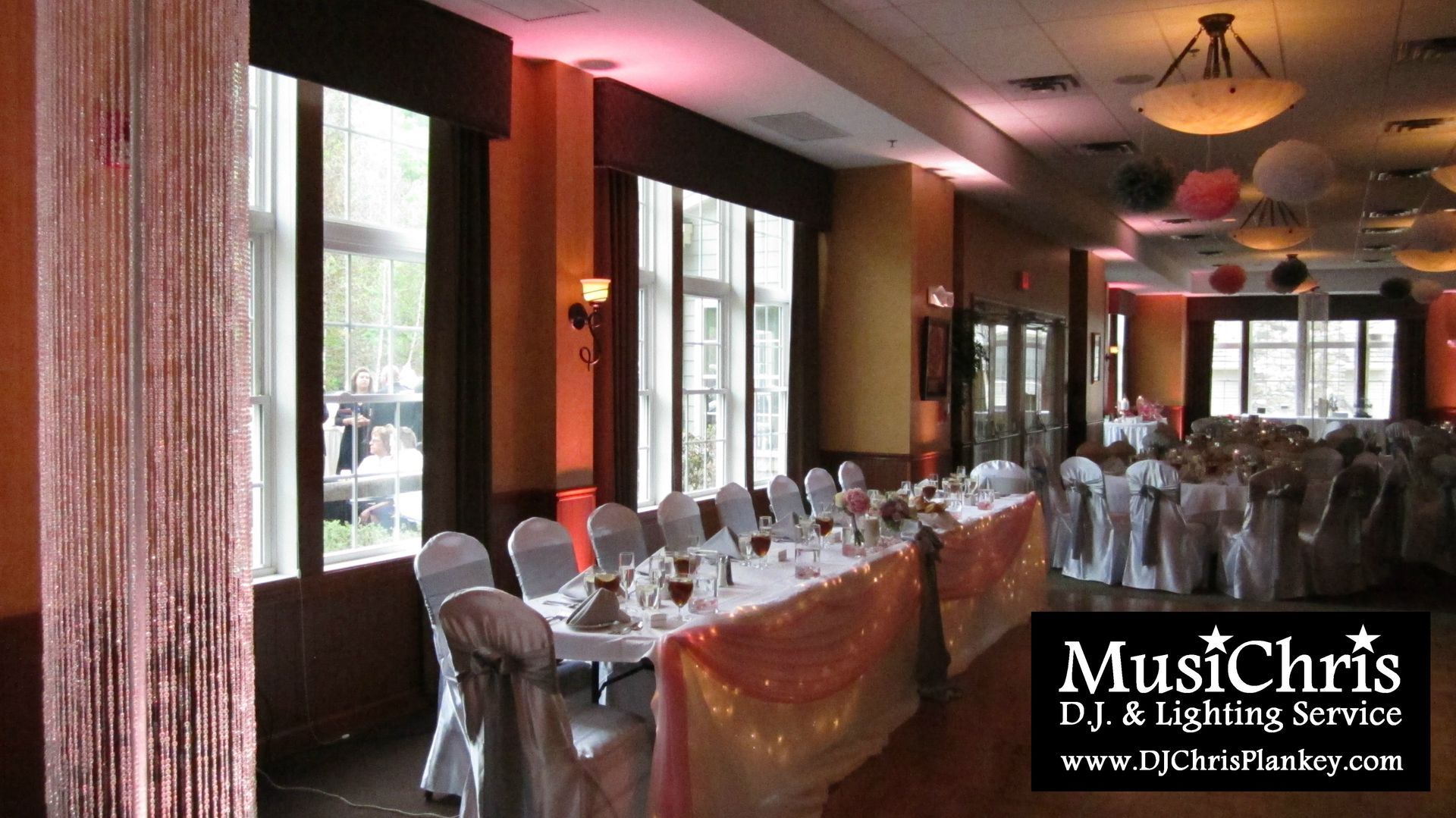 Jiminy Peak, Hancock, MA wedding DJ lighting