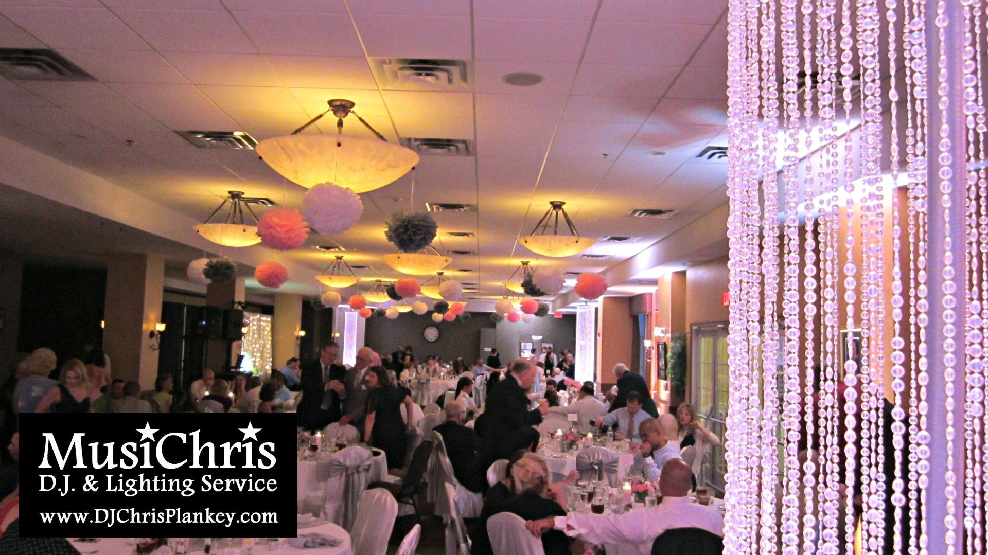 Crystal Columns unique luxury blingy upscale wedding decorations