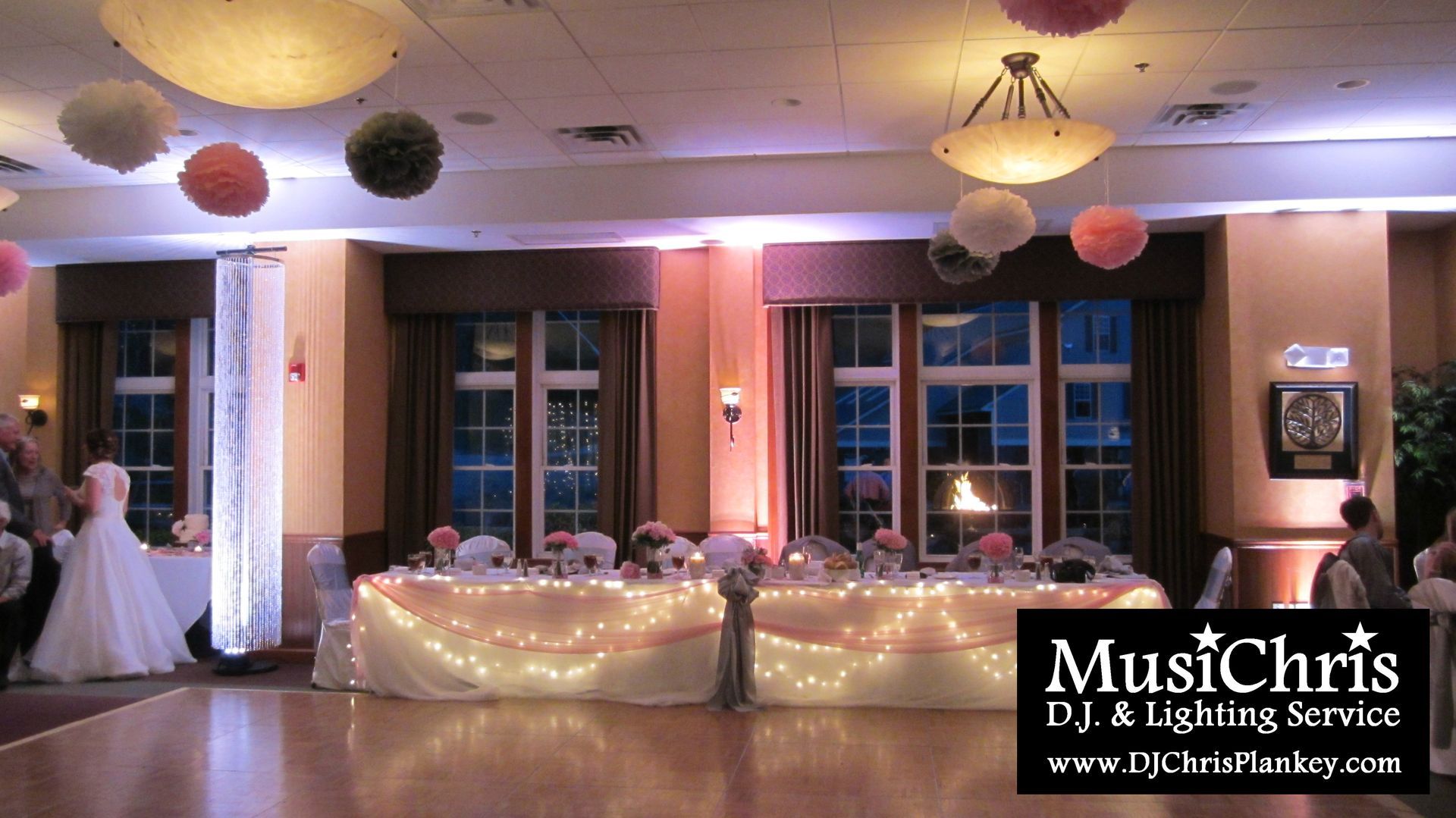 Jiminy Peak, Hancock, MA wedding DJ lighting