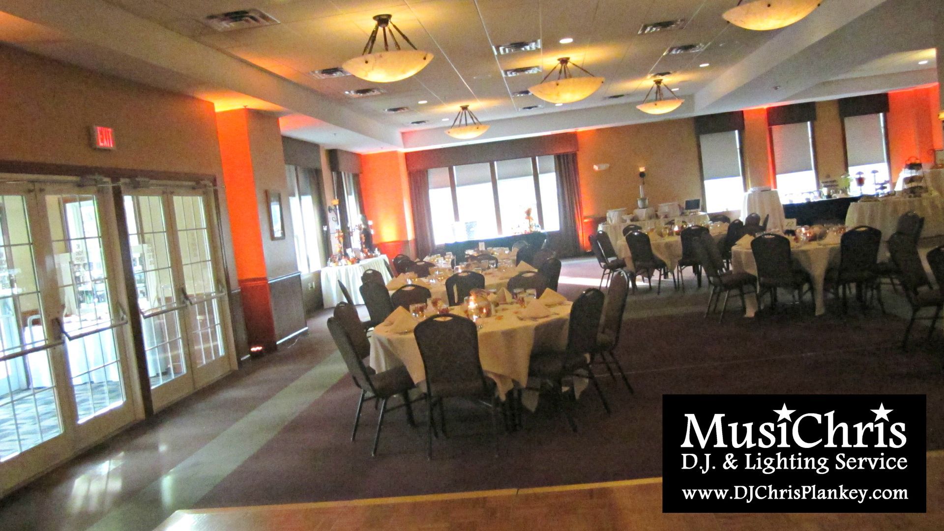 Jiminy Peak, Hancock, MA wedding DJ lighting