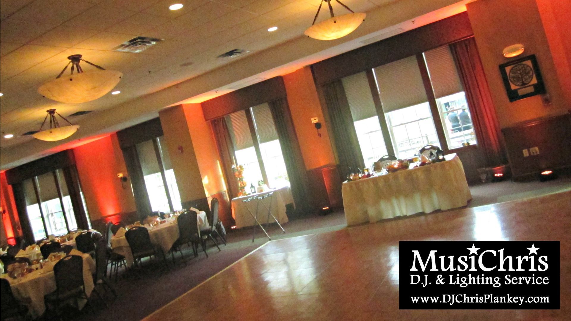 Jiminy Peak, Hancock, MA wedding DJ lighting