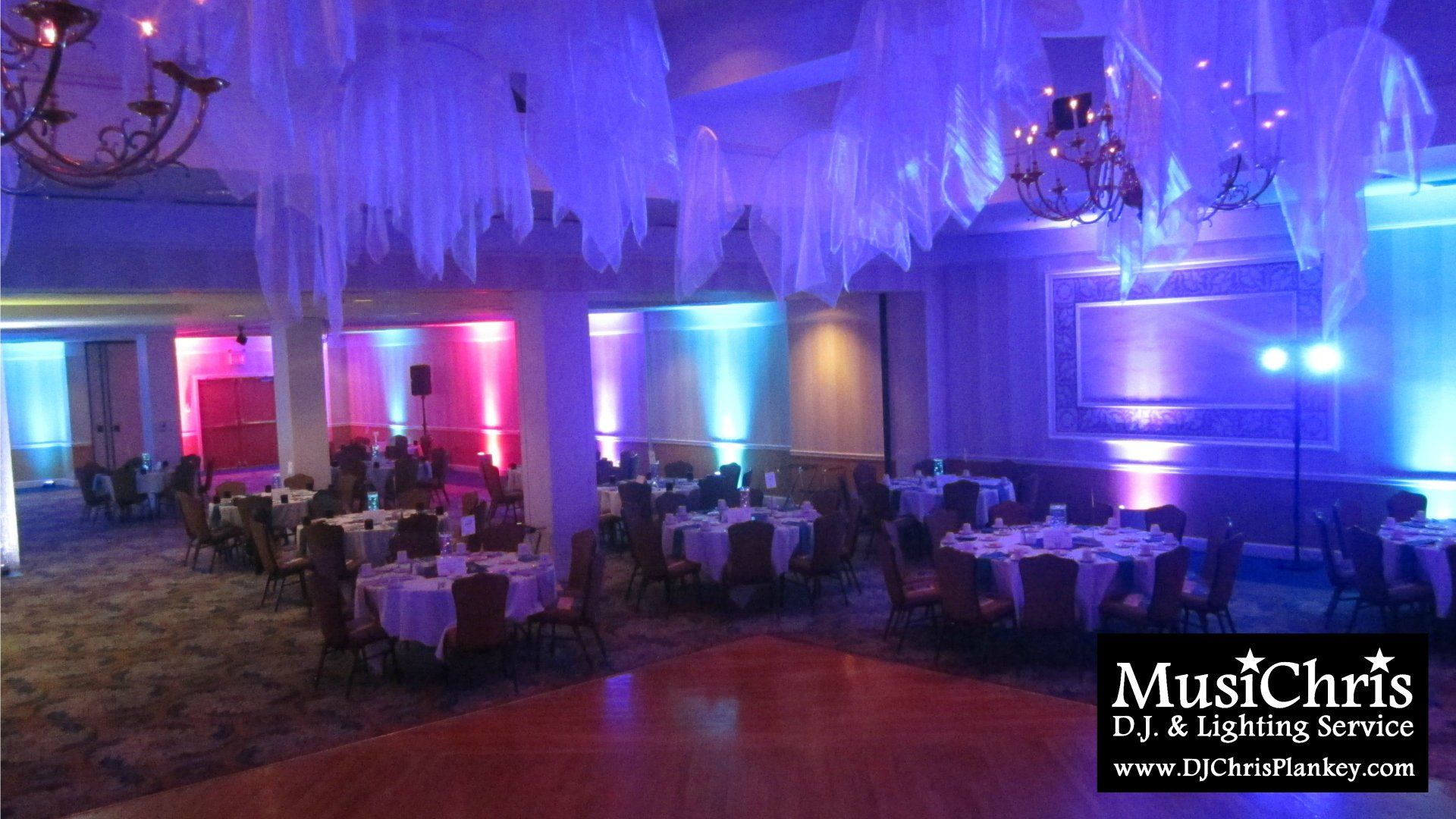 Cirque Theme party fundraising gala ideas decorations lighting