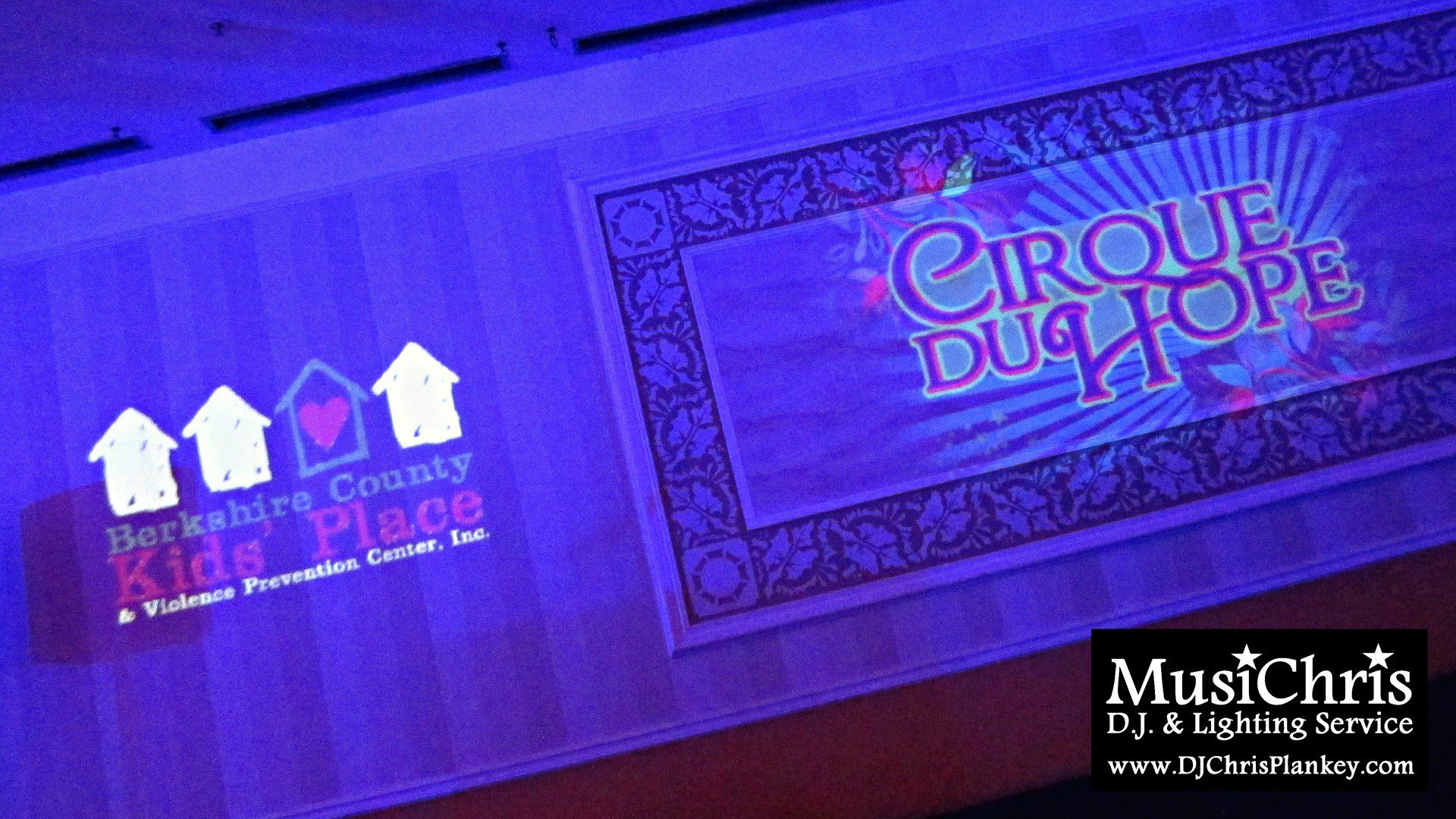 Cirque Theme party fundraising gala ideas decorations lighting