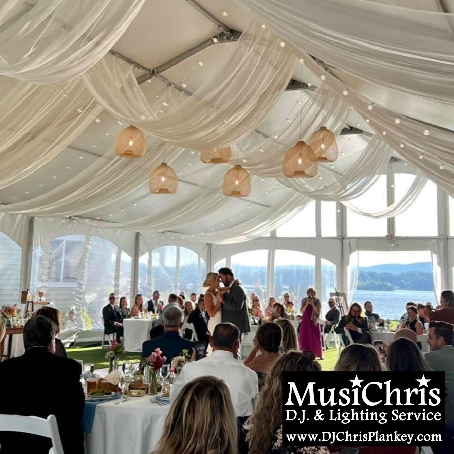 Event Wedding Tent Lights Lighting Drapes Drapery Service Provider in Berkshires Western MA Mass. Lanesboro Lanesborough