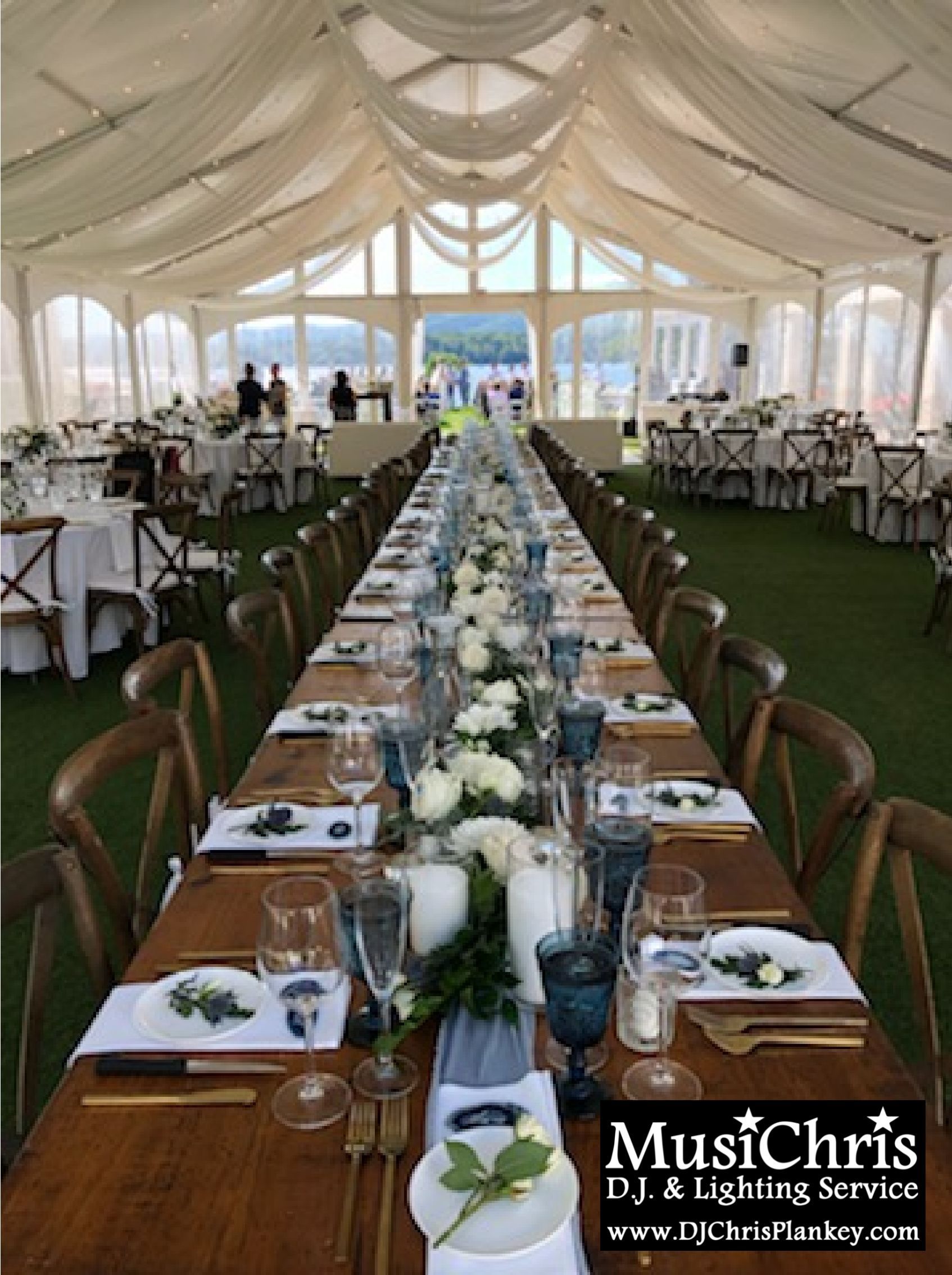 Event Wedding Tent Lights Lighting Drapes Drapery Service Provider in Berkshires Western MA Mass. Lanesboro Lanesborough