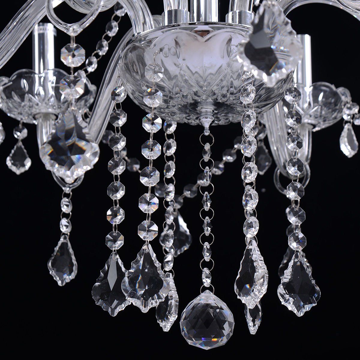 Crystal Chandelier installation rental service in the Berkshires Western, MA for tents weddings private events