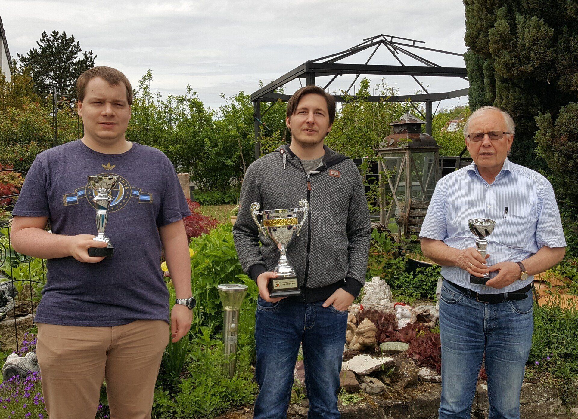 Daniel Wälde, Thomas Jäger, Anton Jäger (v.l.)