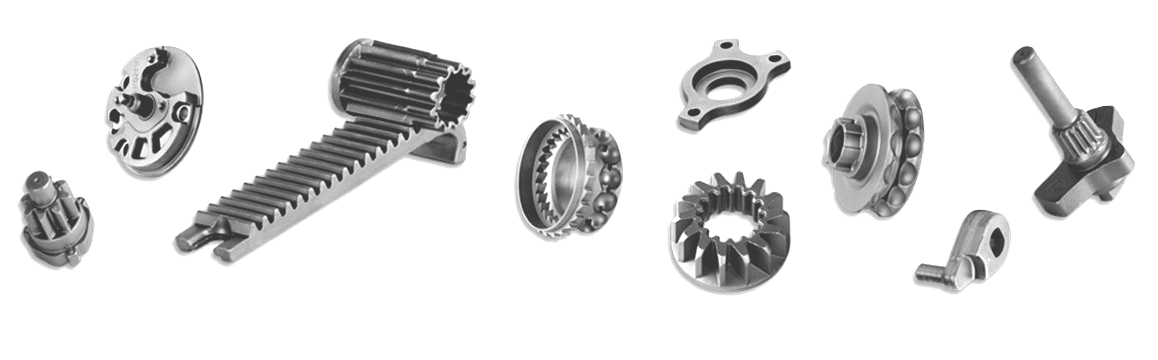 Asymmetrical and symmetrical formed parts