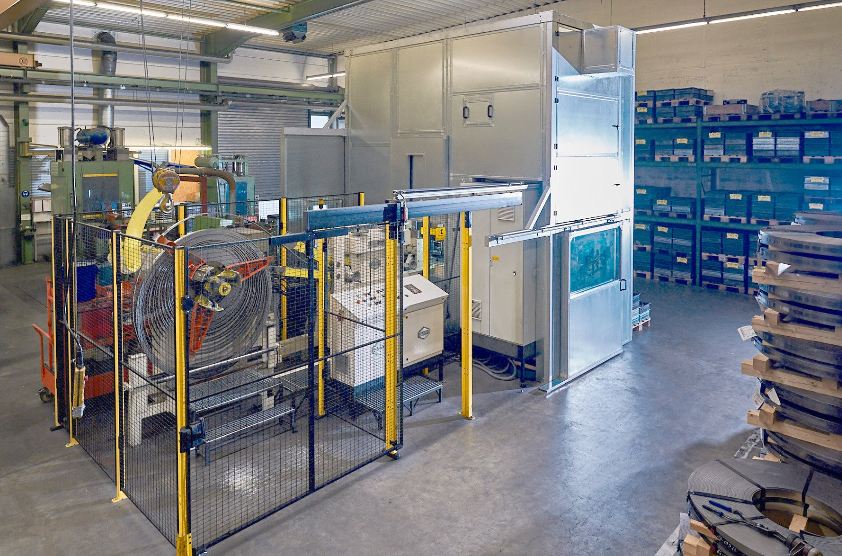 Vollautiomatische Lagereinheit